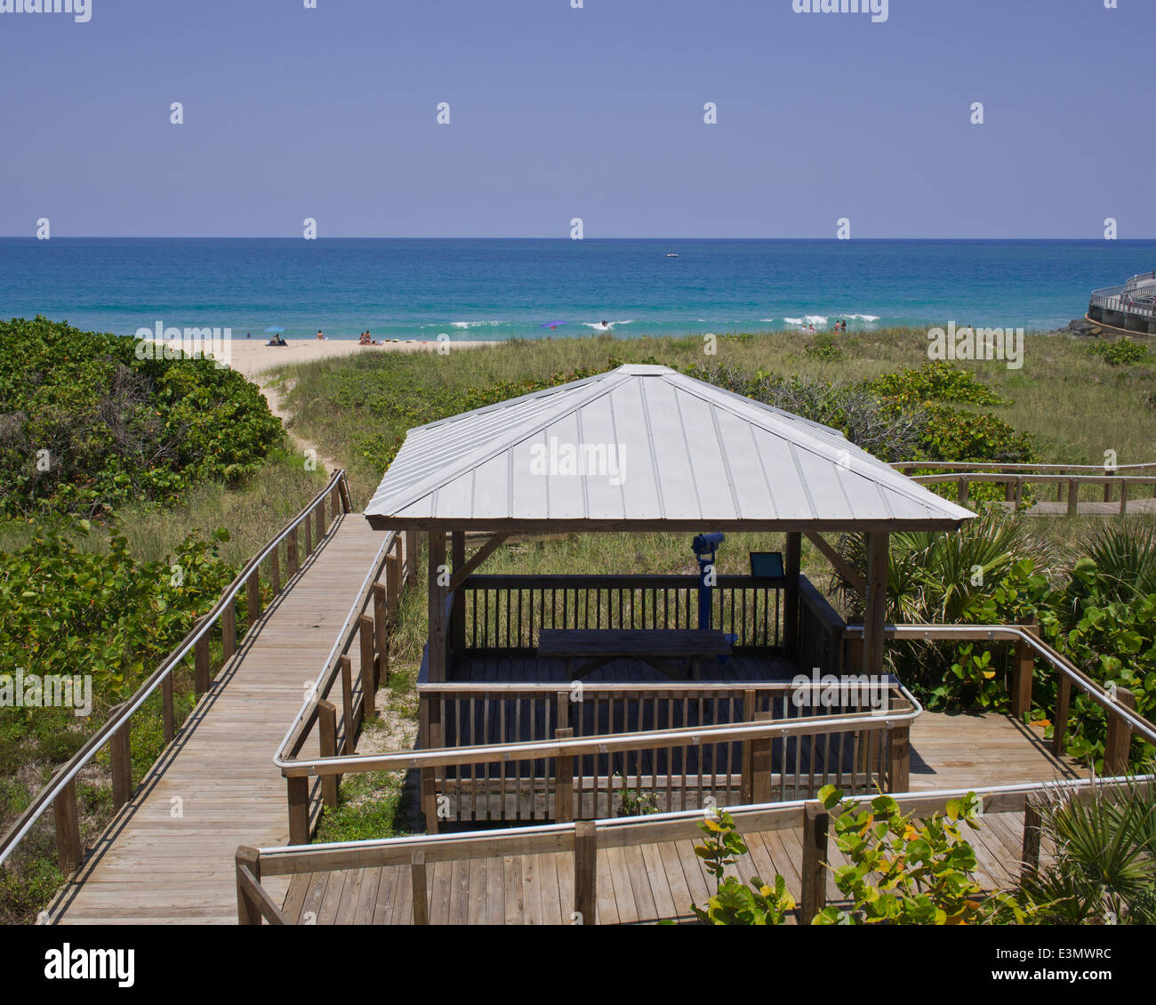 Parc d'état de Sebastian Inlet sur la côte Est de la Floride USA Banque D'Images