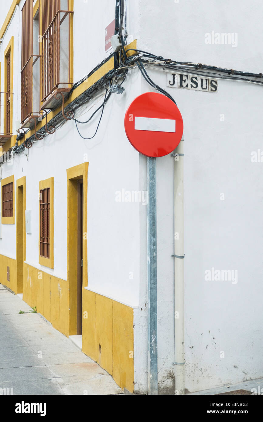 N'entrez pas de signer contre la structure intégrée Banque D'Images