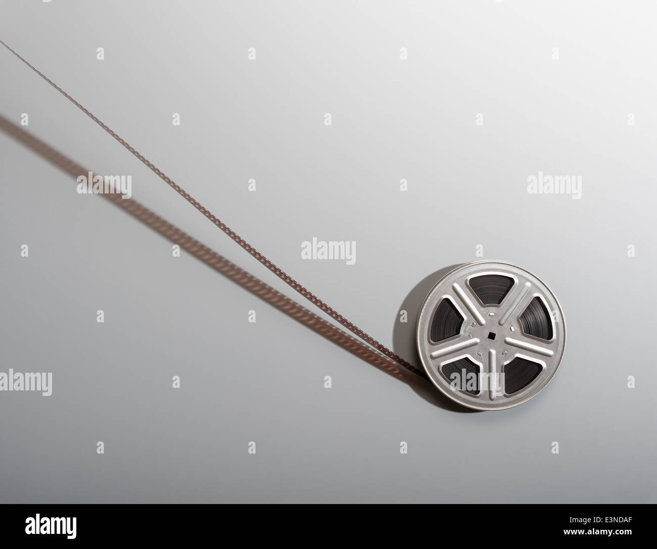 Motion picture film reel. Banque D'Images