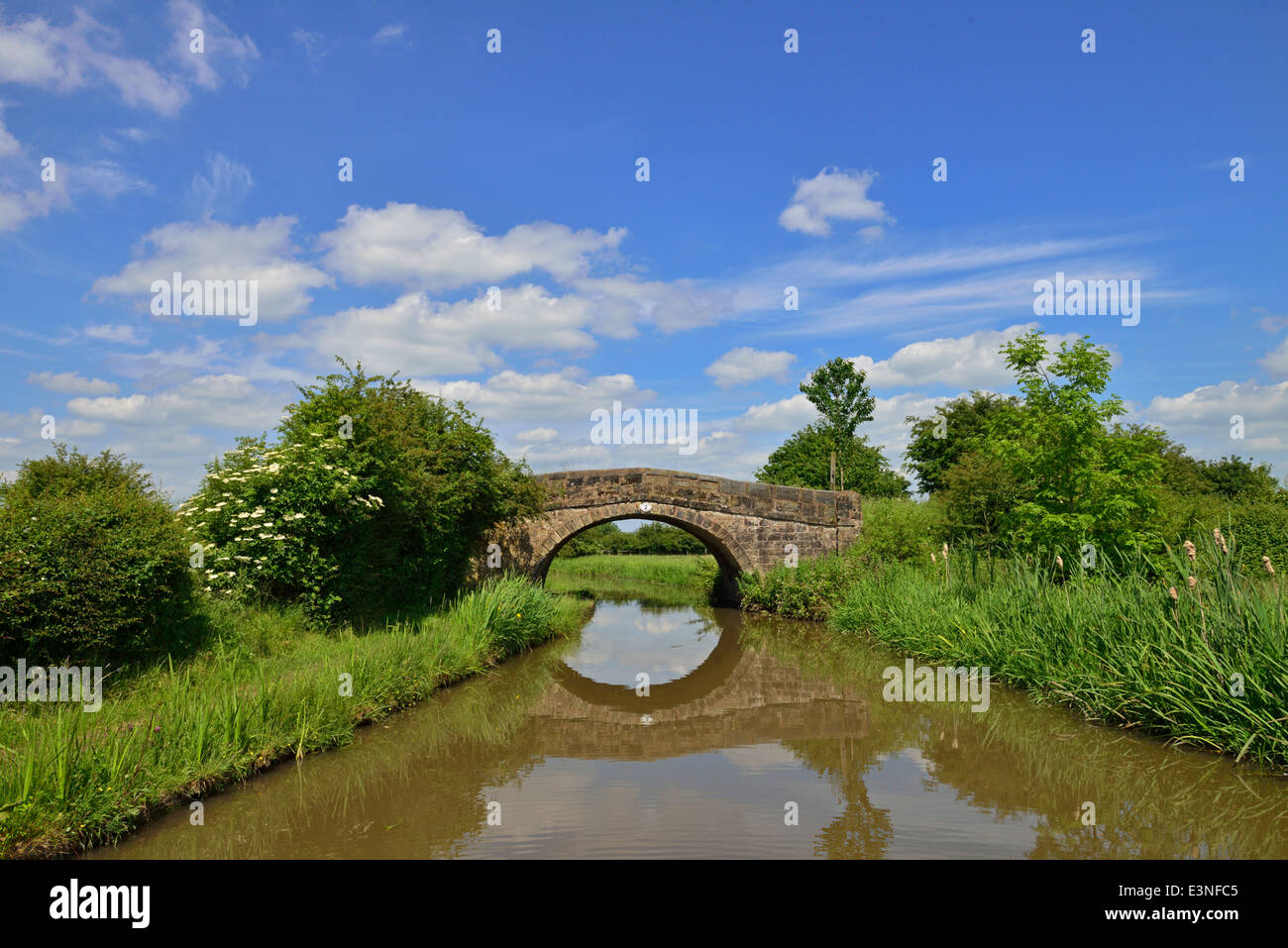 Ashby, Pont Canal, Warwickshire, Royaume-Uni Banque D'Images