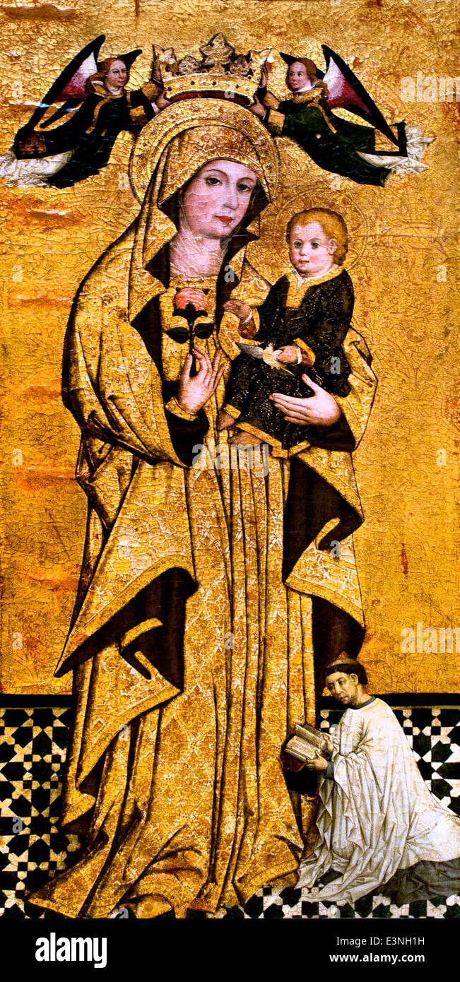 Virgen de la Antigua -Vierge de l'ancienne 1500 Electrónico Sevillano - Séville Espagne Espagnol Anonyme Banque D'Images
