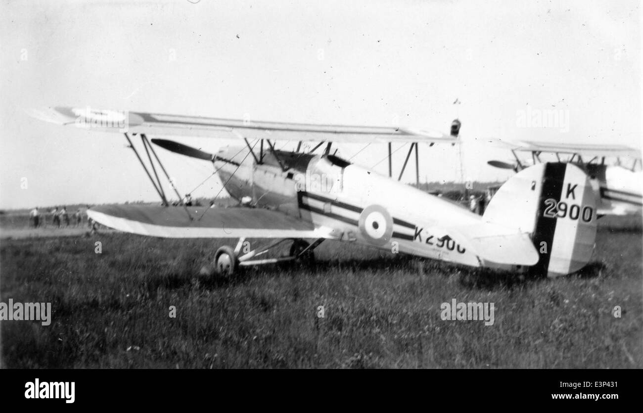 AL61A-417 Hawker Fury I K2900 Sqd n° 1. Banque D'Images