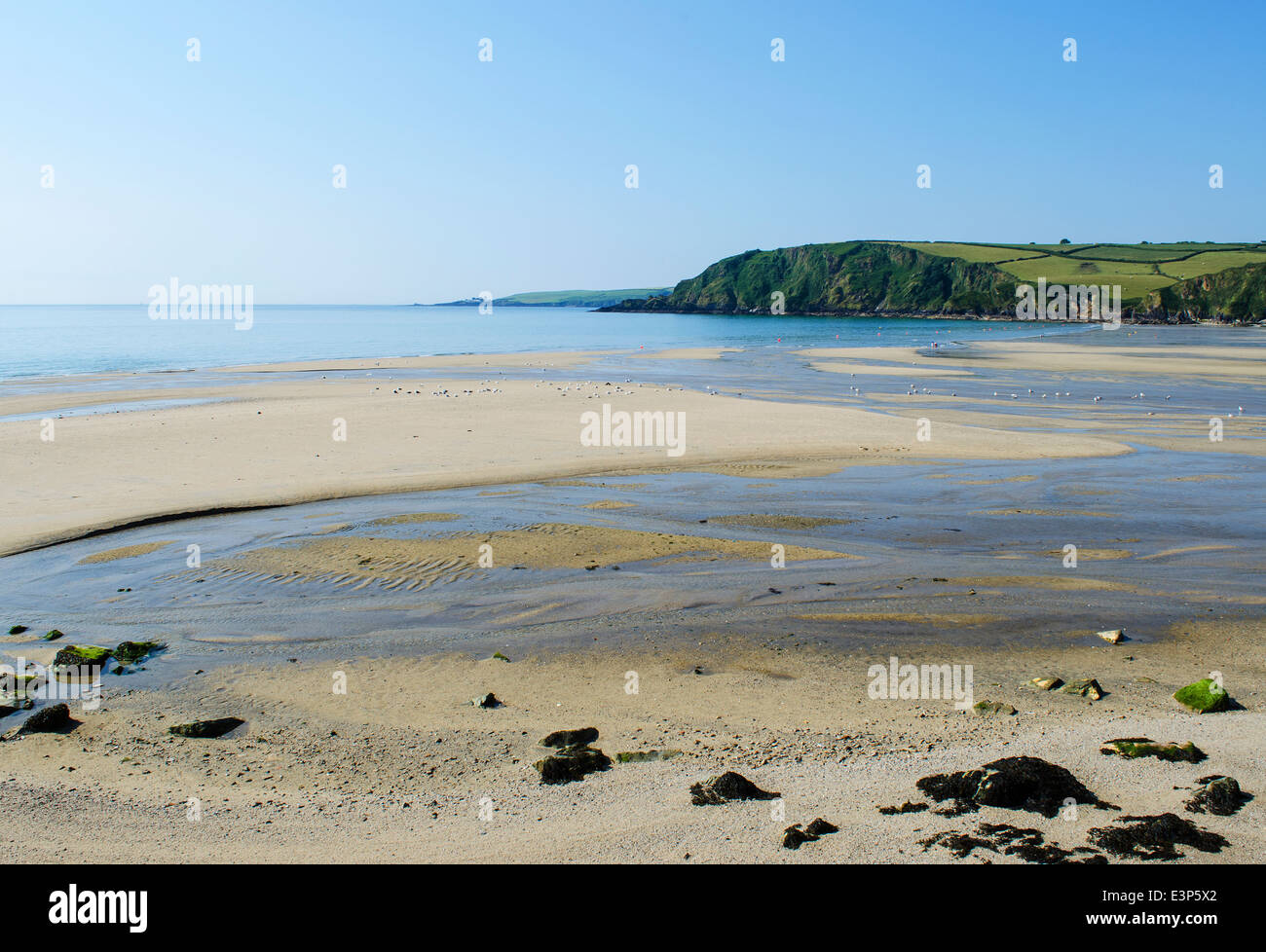 Pentewan sands près de St.Austell à Cornwall, UK Banque D'Images