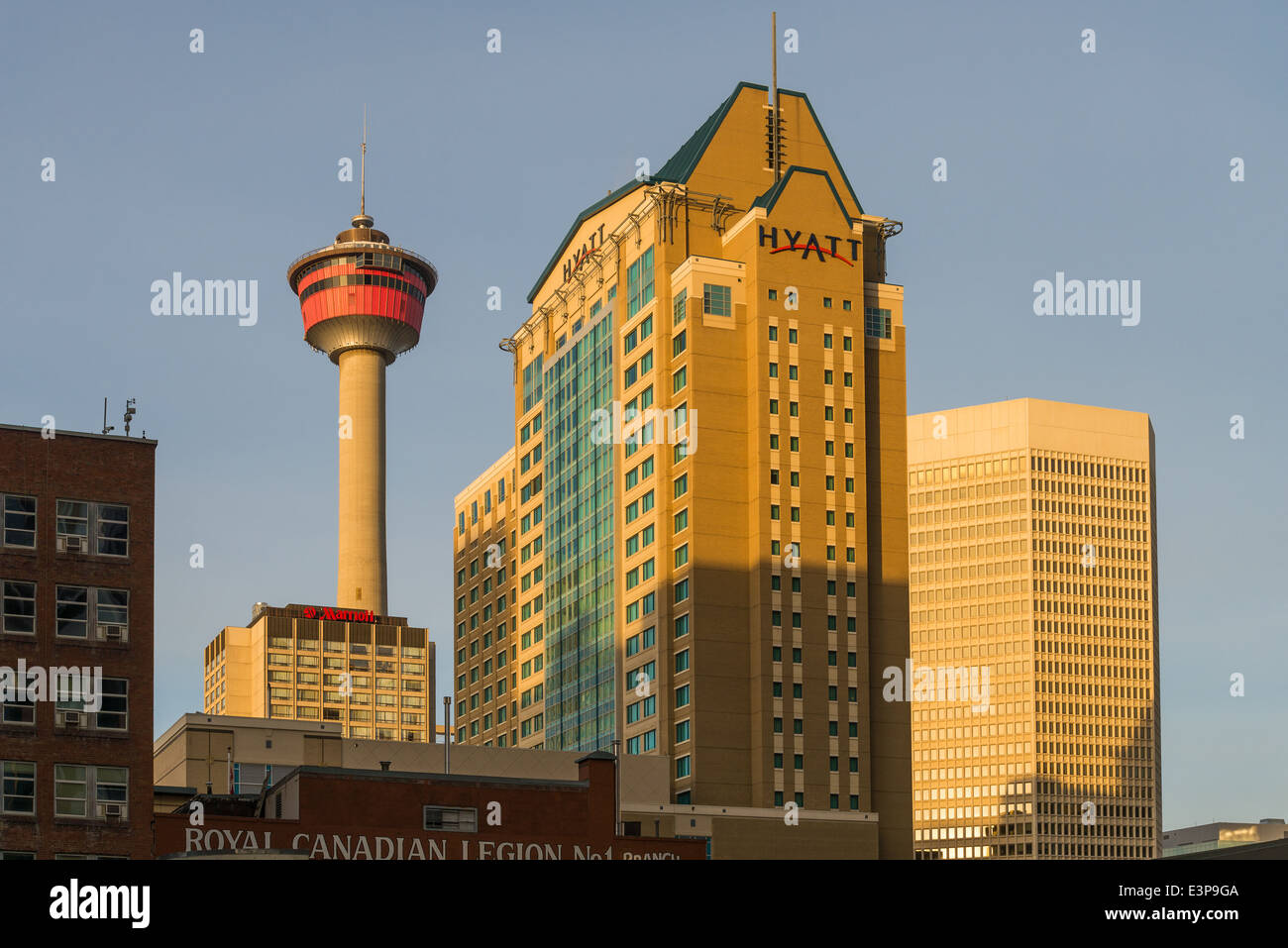 La tour de Calgary, Calgary, Alberta, Canada Banque D'Images