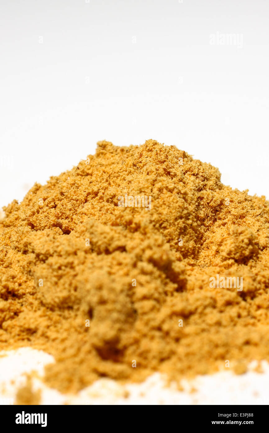 Close up de gingembre en poudre Banque D'Images