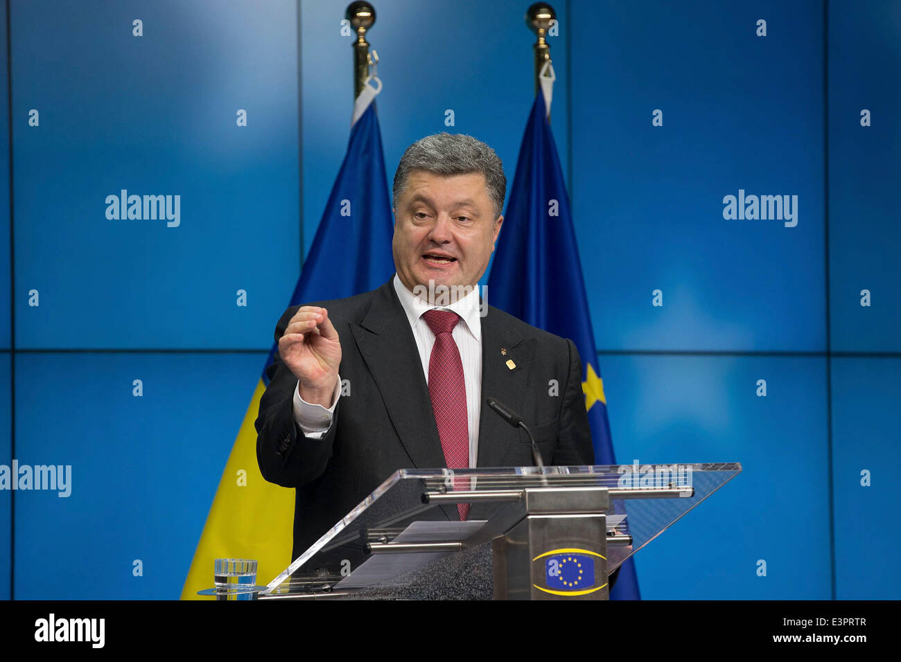 Le Président ukrainien Petro petr Poroshenko Ukraine Banque D'Images