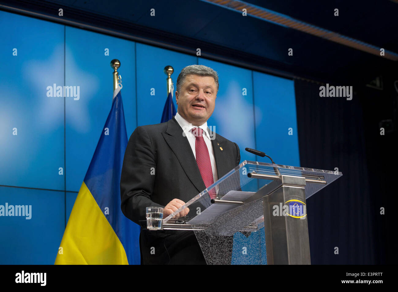 Le Président ukrainien Petro petr Poroshenko Ukraine Banque D'Images