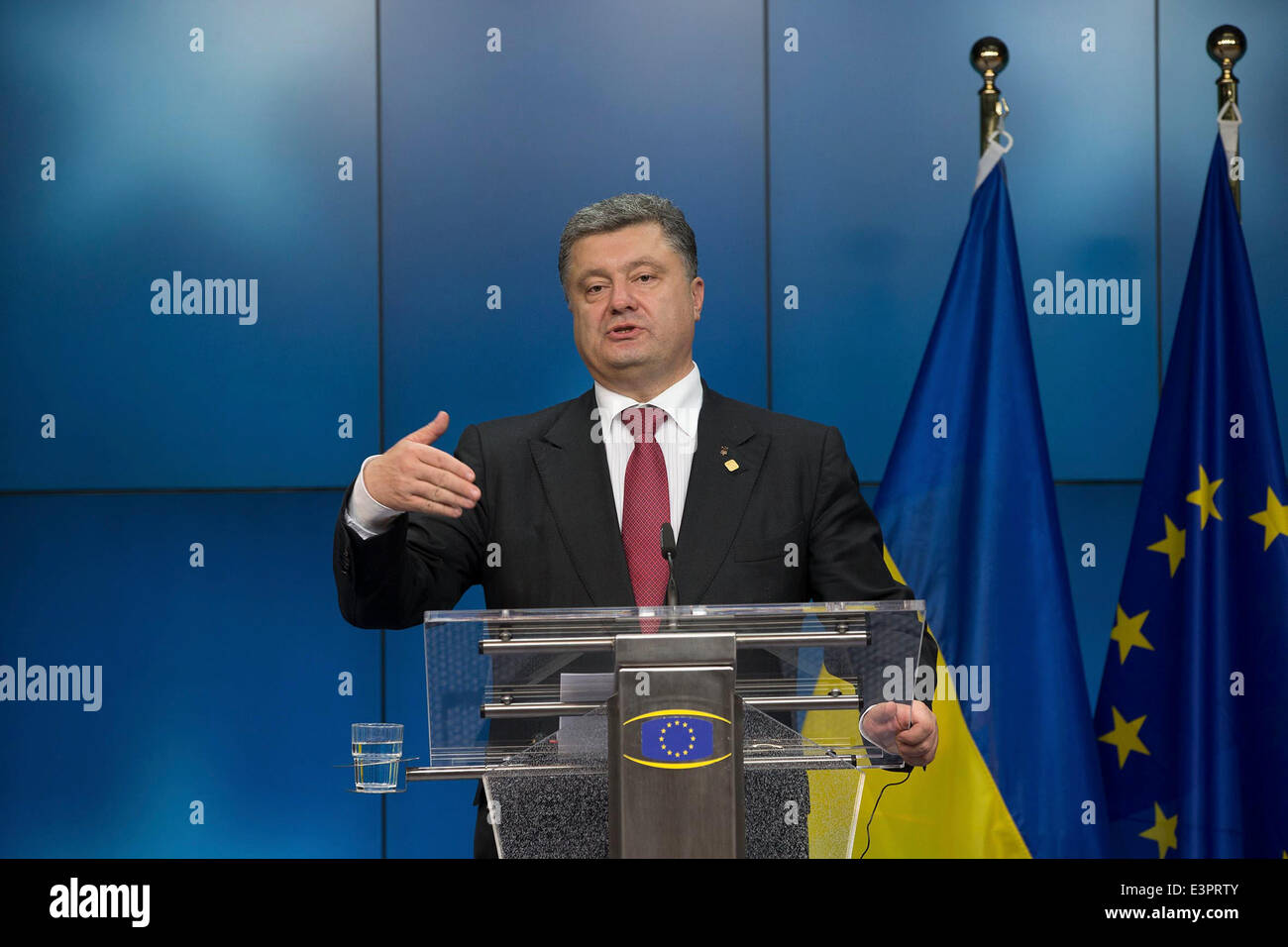 Le Président ukrainien Petro petr Poroshenko Ukraine Banque D'Images