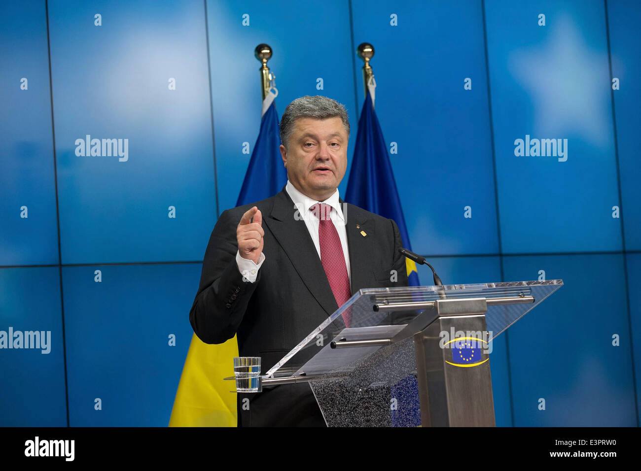 Le Président ukrainien Petro petr Poroshenko Ukraine Banque D'Images
