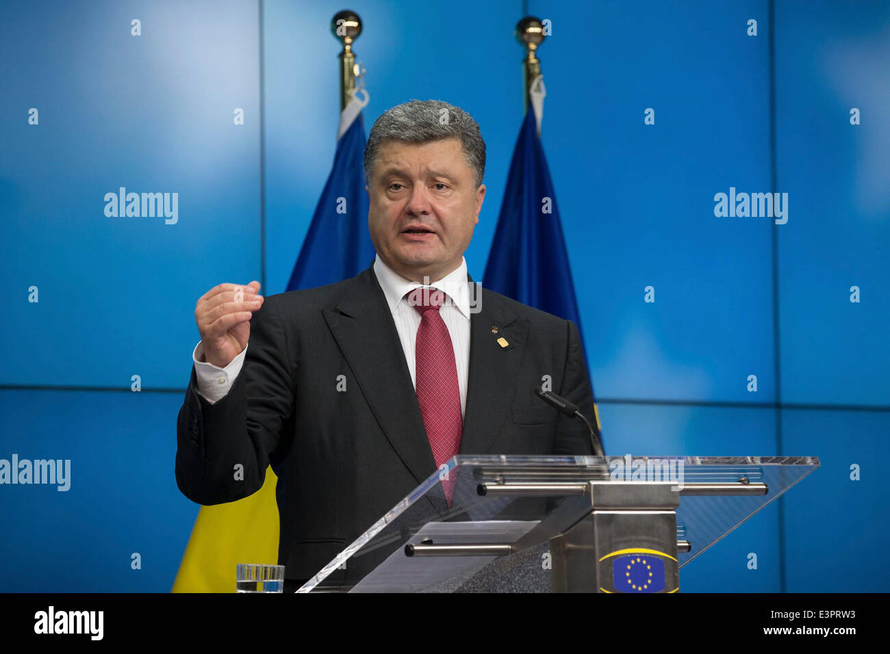 Le Président ukrainien Petro petr Poroshenko Ukraine Banque D'Images