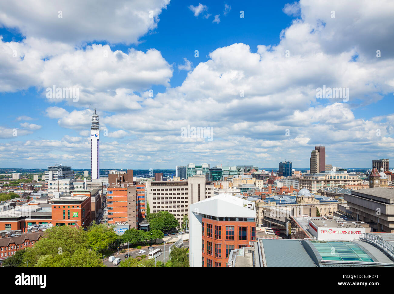 Skyline Birmingham Birmingham West Midlands England UK GB EU Europe Banque D'Images