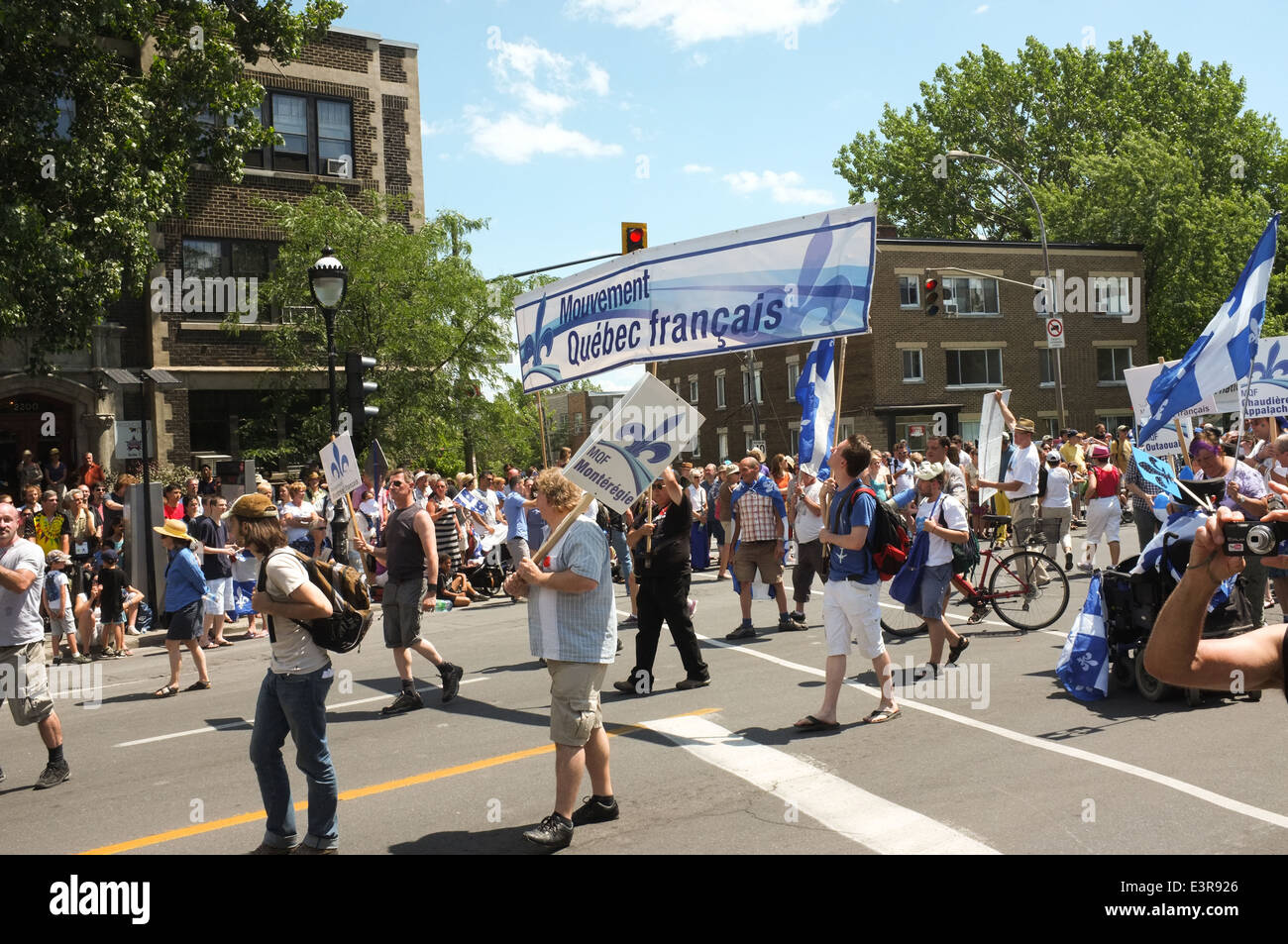 Saint Jean Baptiste à Montréal, au Québec. Banque D'Images