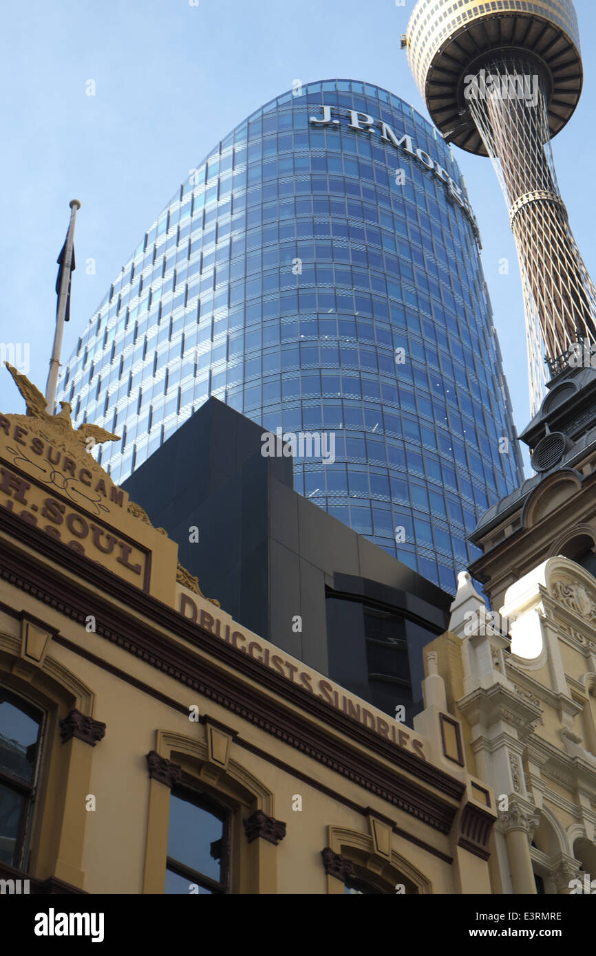 Jp morgan immeuble de bureaux à Sydney Central Business District Banque D'Images
