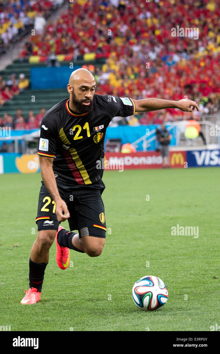 Sao Paulo, Brésil. 26 Juin, 2014. Anthony Vanden Borre (BEL) Football/soccer Coupe du Monde : Brésil 2014 Groupe H match entre la Corée du Sud 0-1 La Belgique à l'Arena Corinthians stadium à Sao Paulo, Brésil . © Maurizio Borsari/AFLO/Alamy Live News Banque D'Images