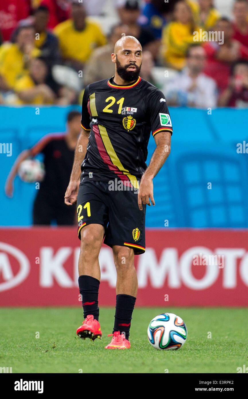 Sao Paulo, Brésil. 26 Juin, 2014. Anthony Vanden Borre (BEL) Football/soccer Coupe du Monde : Brésil 2014 Groupe H match entre la Corée du Sud 0-1 La Belgique à l'Arena Corinthians stadium à Sao Paulo, Brésil . © Maurizio Borsari/AFLO/Alamy Live News Banque D'Images