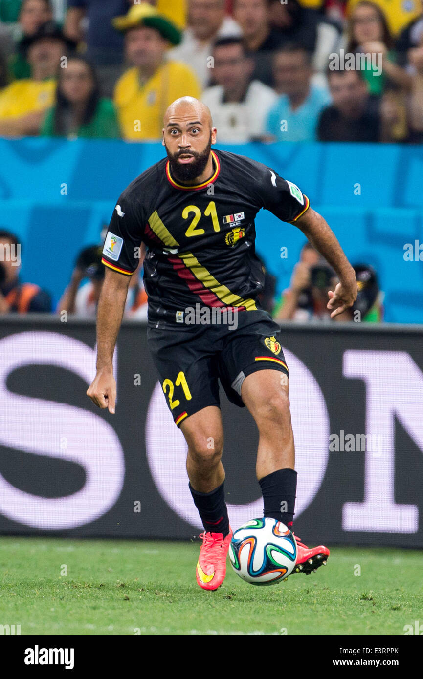 Sao Paulo, Brésil. 26 Juin, 2014. Anthony Vanden Borre (BEL) Football/soccer Coupe du Monde : Brésil 2014 Groupe H match entre la Corée du Sud 0-1 La Belgique à l'Arena Corinthians stadium à Sao Paulo, Brésil . © Maurizio Borsari/AFLO/Alamy Live News Banque D'Images