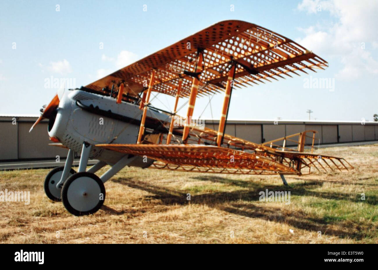 Le SPAD S. VII était un avion de chasse français utilisé pendant la première Guerre mondiale connu pour son puissant moteur et sa grande vitesse, il a été l'un des avions de chasse les plus réussis de la guerre. Banque D'Images
