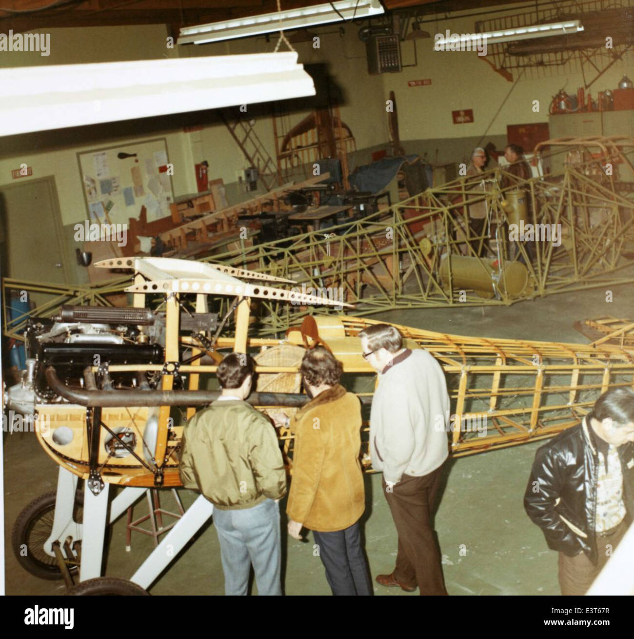 Le SPAD S. VII était un avion de chasse français utilisé pendant la première Guerre mondiale connu pour sa durabilité et son efficacité au combat, il fut l'un des chasseurs les plus réussis de la guerre, largement utilisé par les Alliés contre les avions allemands. Banque D'Images