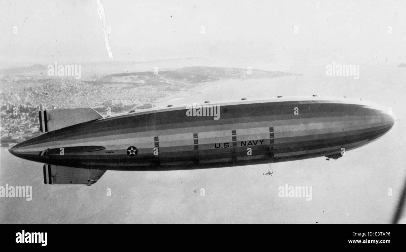 USS Akron Banque D'Images