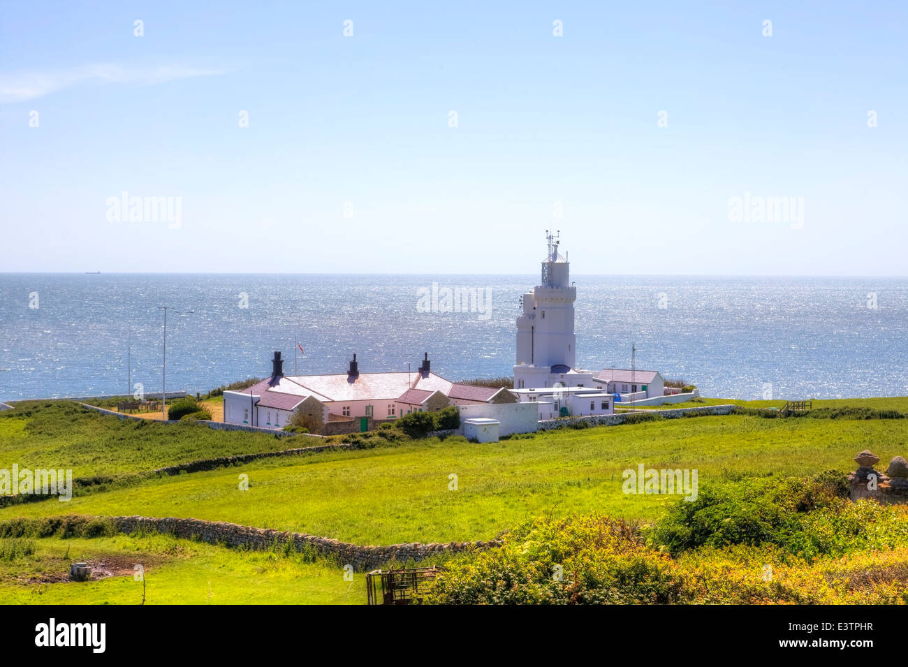St Catherine's phare, île de Wight, Angleterre, Royaume-Uni Banque D'Images