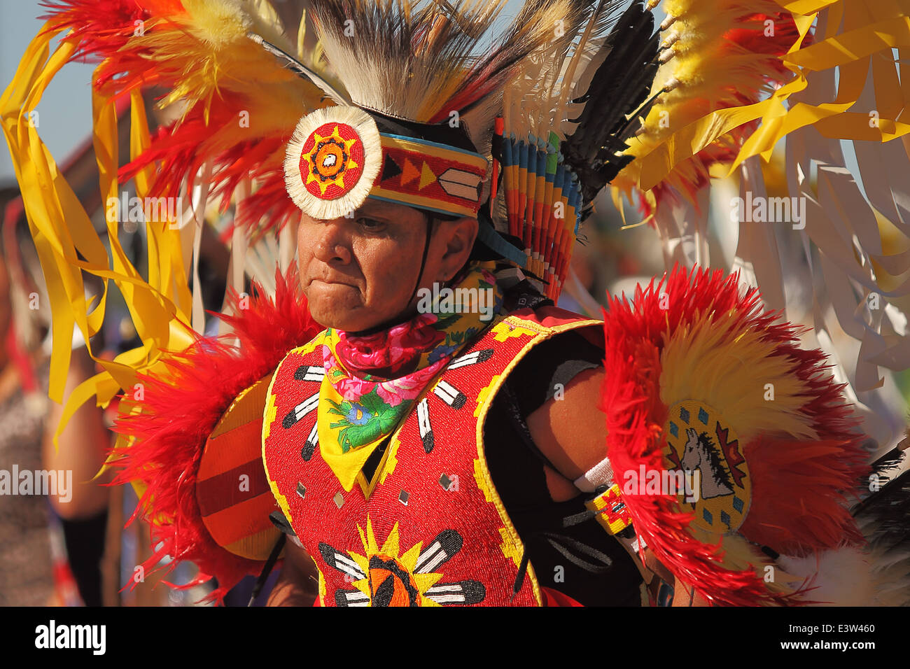 SCOTTSDALE, AZ - 3 novembre : Native American danseurs prendre part à l'Assemblée Red Mountain Eagle Pow-wow Banque D'Images