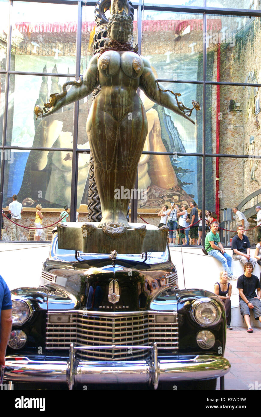 Théâtre et musée Dalí, Figueres, en Catalogne, Espagne. Banque D'Images