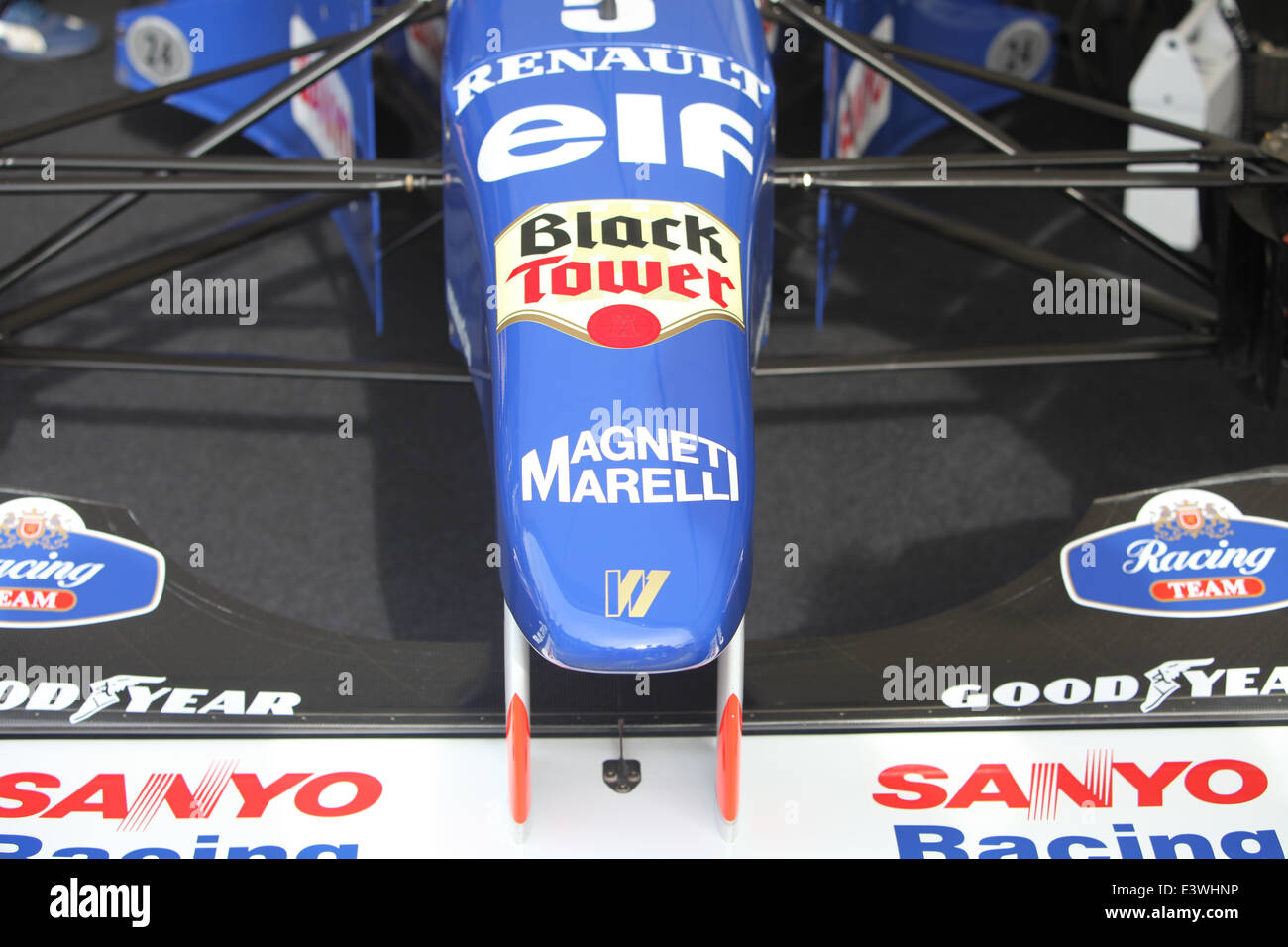 Damon Hill's 1996 World Championship gagner Williams Reanault Banque D'Images