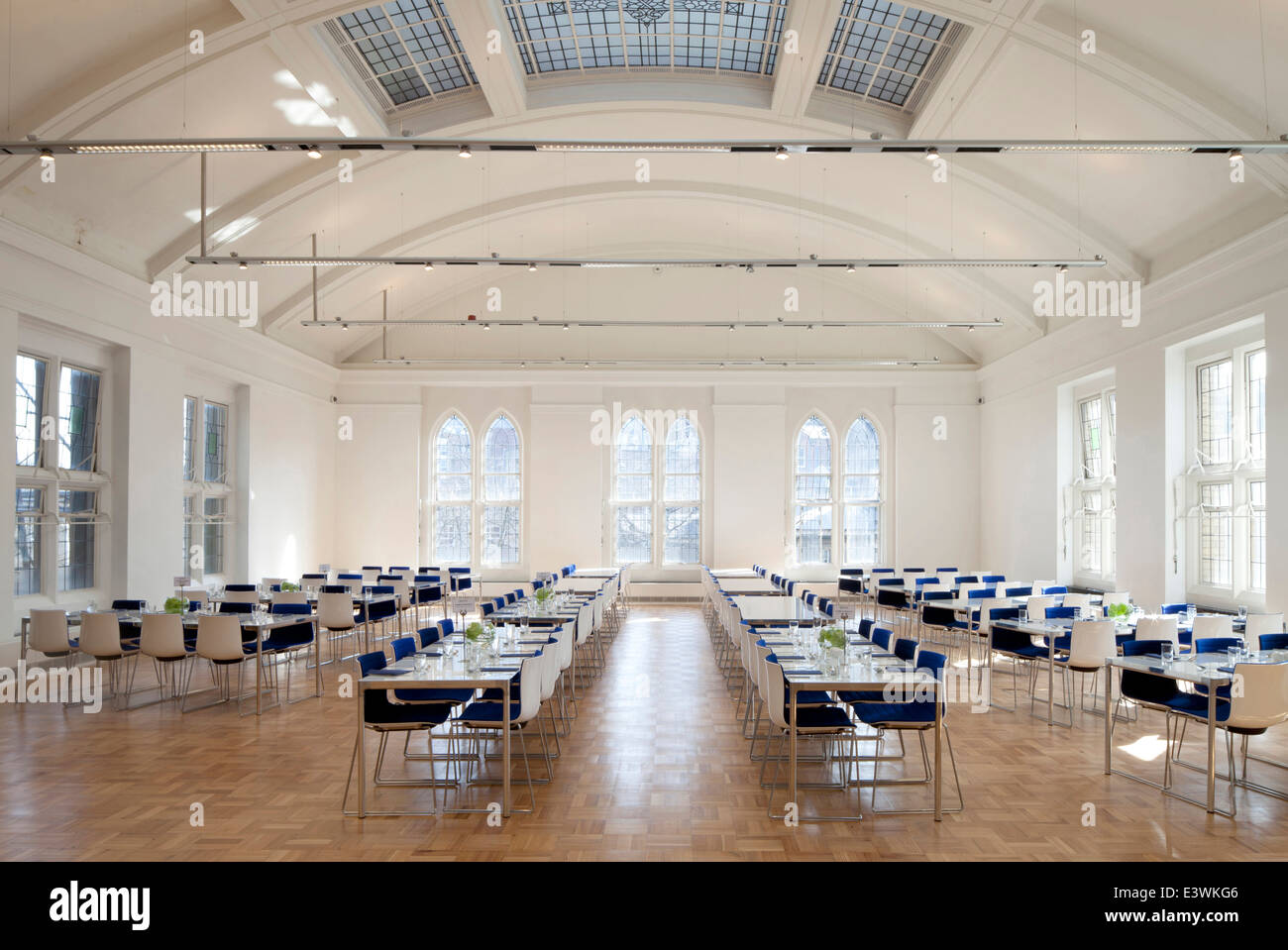 Ancienne Bibliothèque, Arkwright et bâtiments de Newton, intérieur de la Nottingham Trent University, UK Banque D'Images