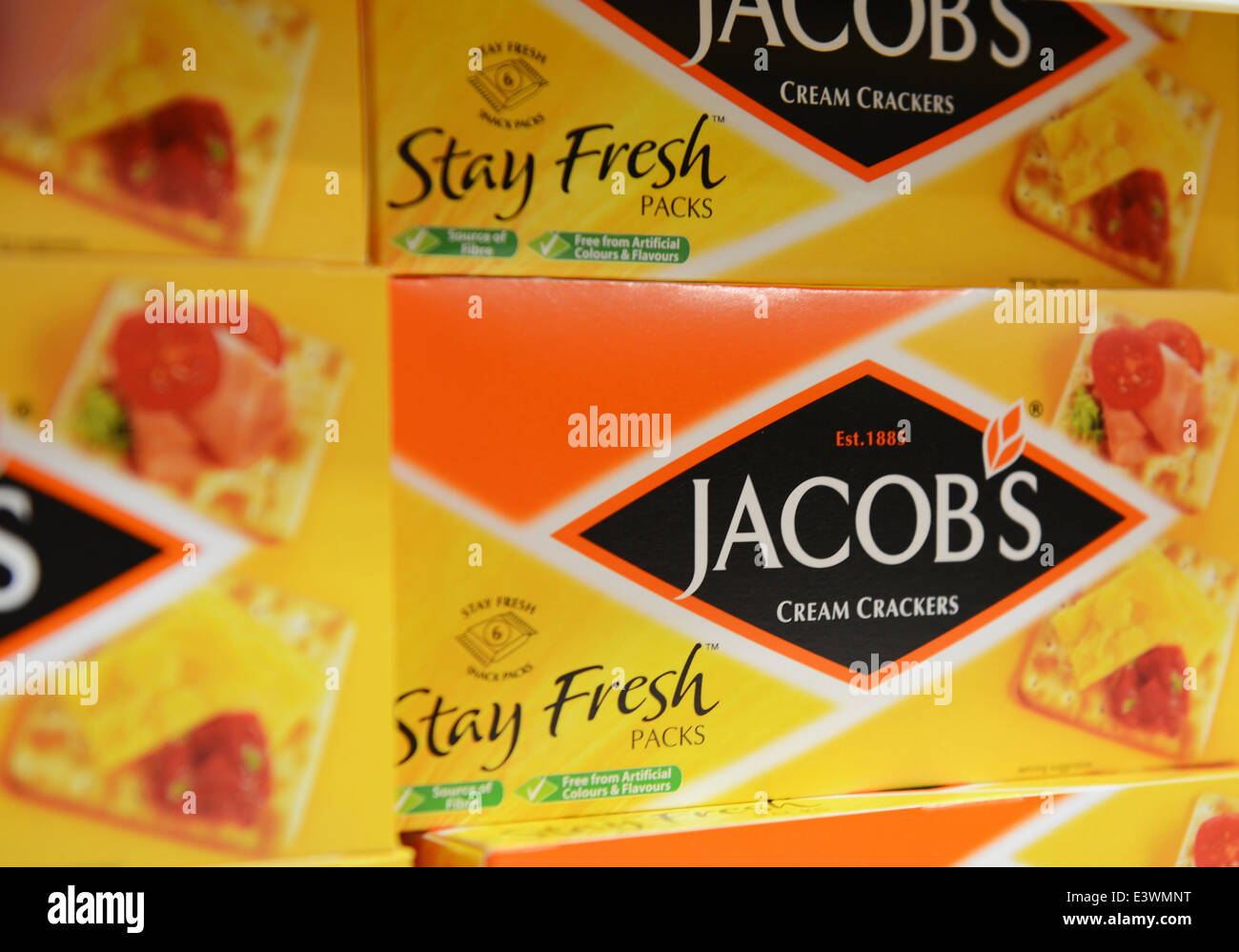 Jacob's Cream Crackers Banque D'Images