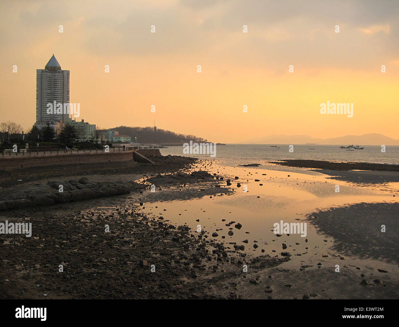 Bord de mer de Qingdao Banque D'Images