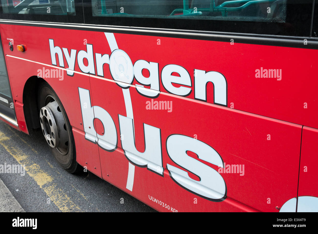 Bus à hydrogène powered, London, England, UK Banque D'Images