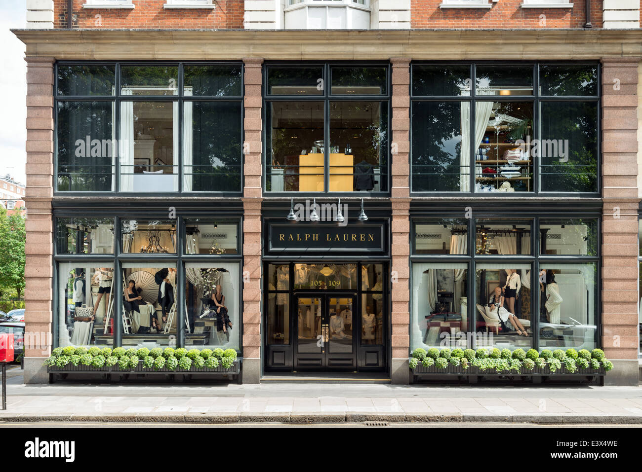 Ralph Lauren shop sur Fulham Road, Chelsea, Londres, Angleterre, Royaume-Uni Banque D'Images