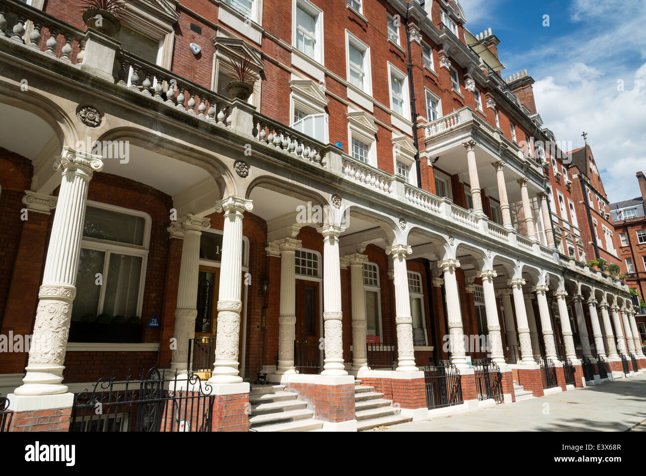 Cadogan Square, Chelsea, Londres, Angleterre, Royaume-Uni Banque D'Images