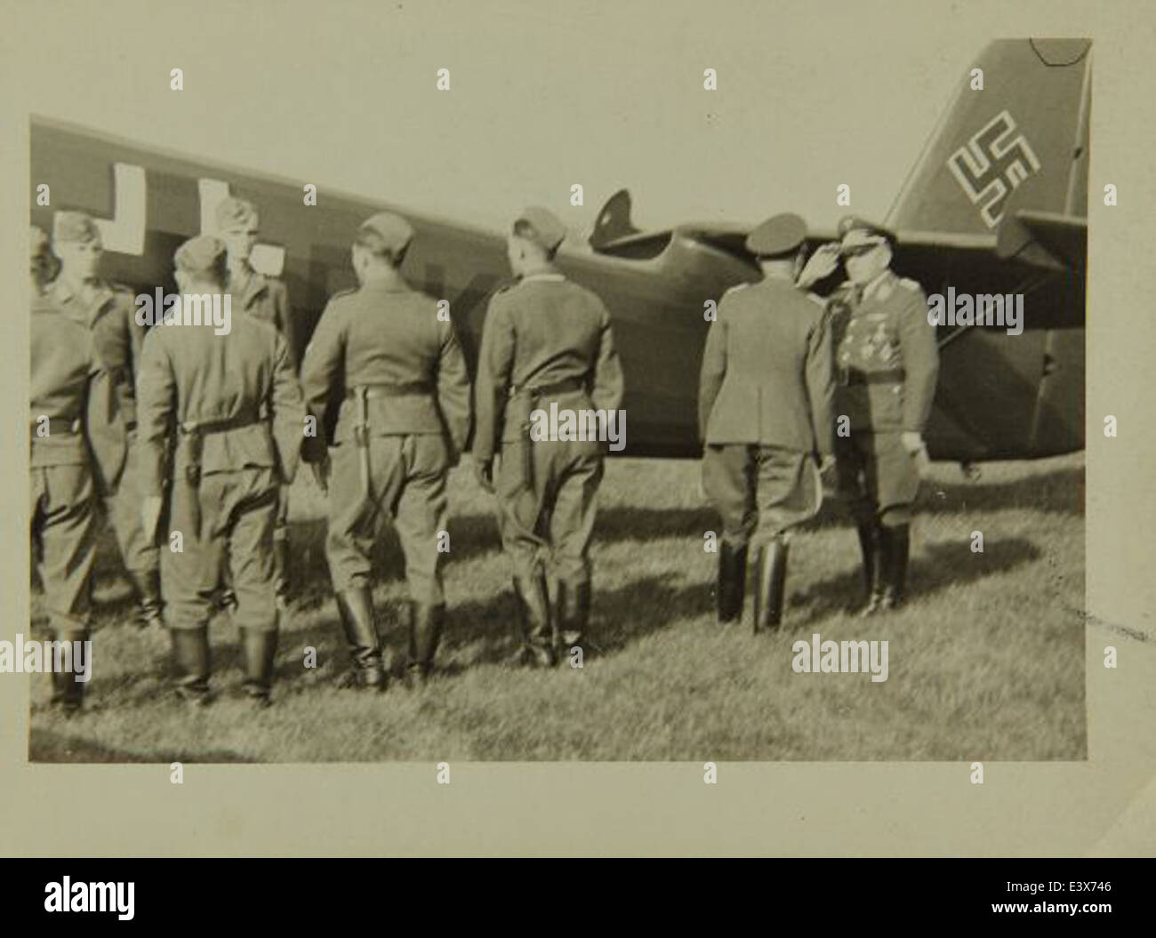 Le Focke-Wulf Fw 58 était un avion polyvalent allemand utilisé pendant la IIe Guerre mondiale connu pour sa polyvalence, il a été utilisé pour les missions de reconnaissance, de transport et d'escorte de bombardiers. Banque D'Images
