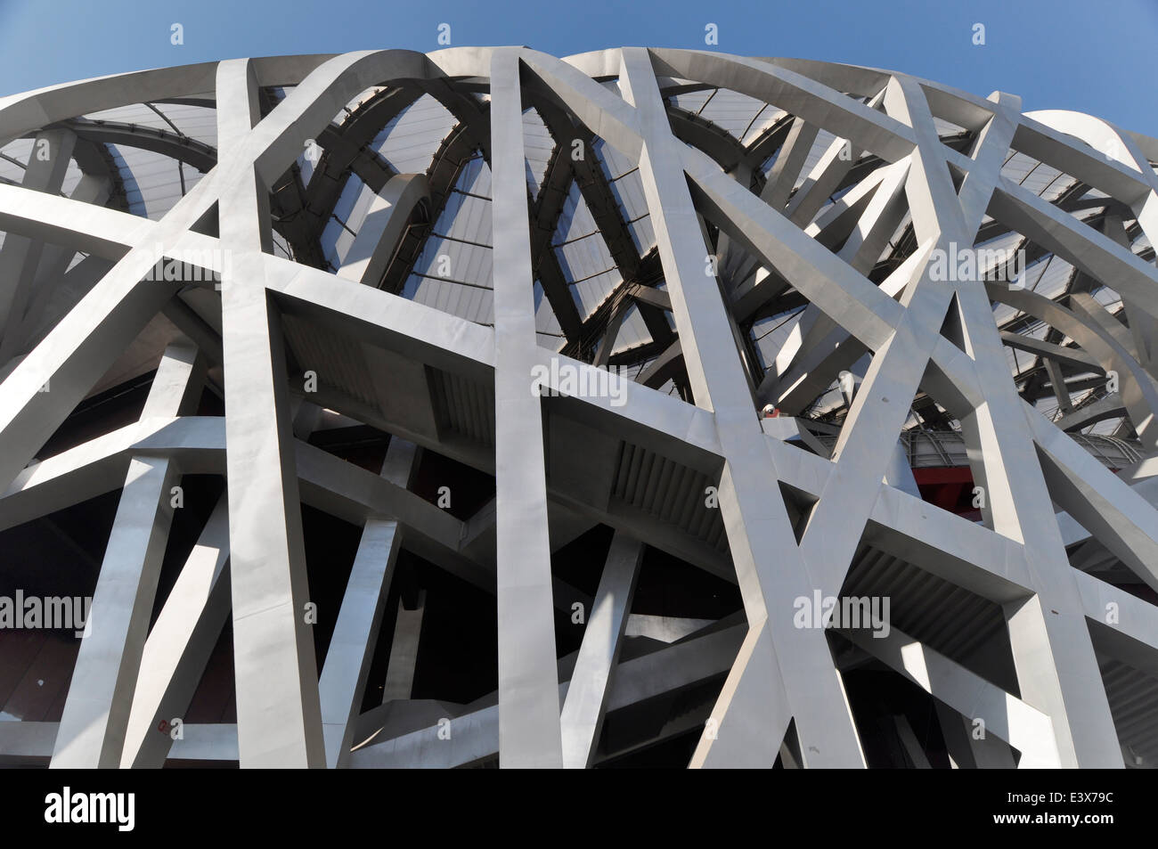 Stade national de Pékin Chine Nid d'oiseaux Banque D'Images