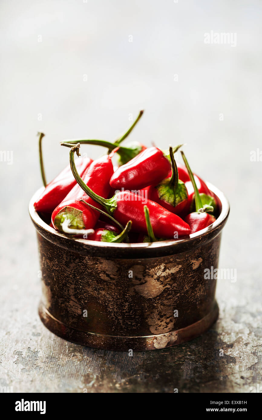 Red Hot Chili Peppers sur fond de bois Banque D'Images