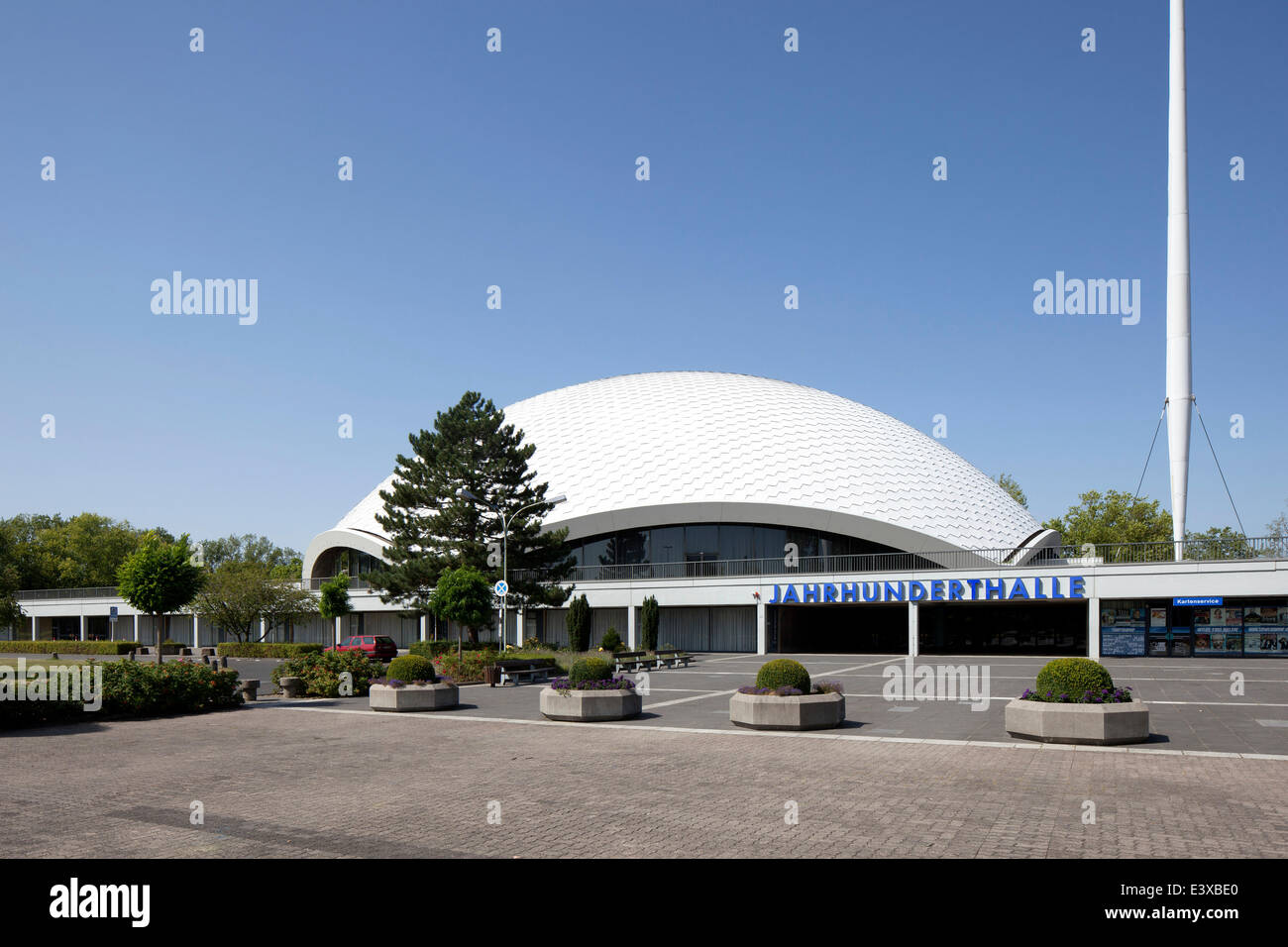Jahrhunderthalle, convention center, salle de concert et lieu, Frankfurt am Main, Hesse, Allemagne Banque D'Images