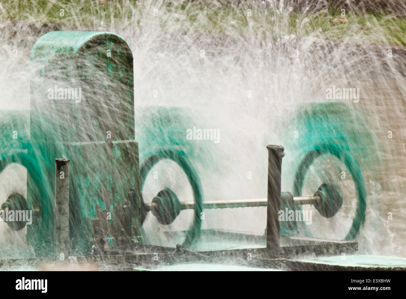 Turbine l'eau en Thaïlande Banque D'Images