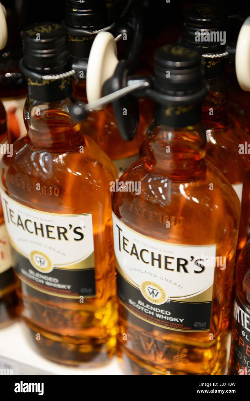 Teacher's Highland Cream Whiskey Banque D'Images