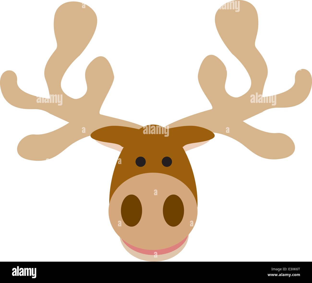 Illustration cartoon style d'une grande tête d'orignal Illustration de Vecteur Illustration cartoon style d'une grande tête d'orignal Illustration de Vecteur