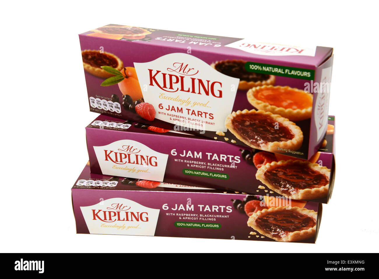 Mr Kipling tartelettes à la confiture Banque D'Images