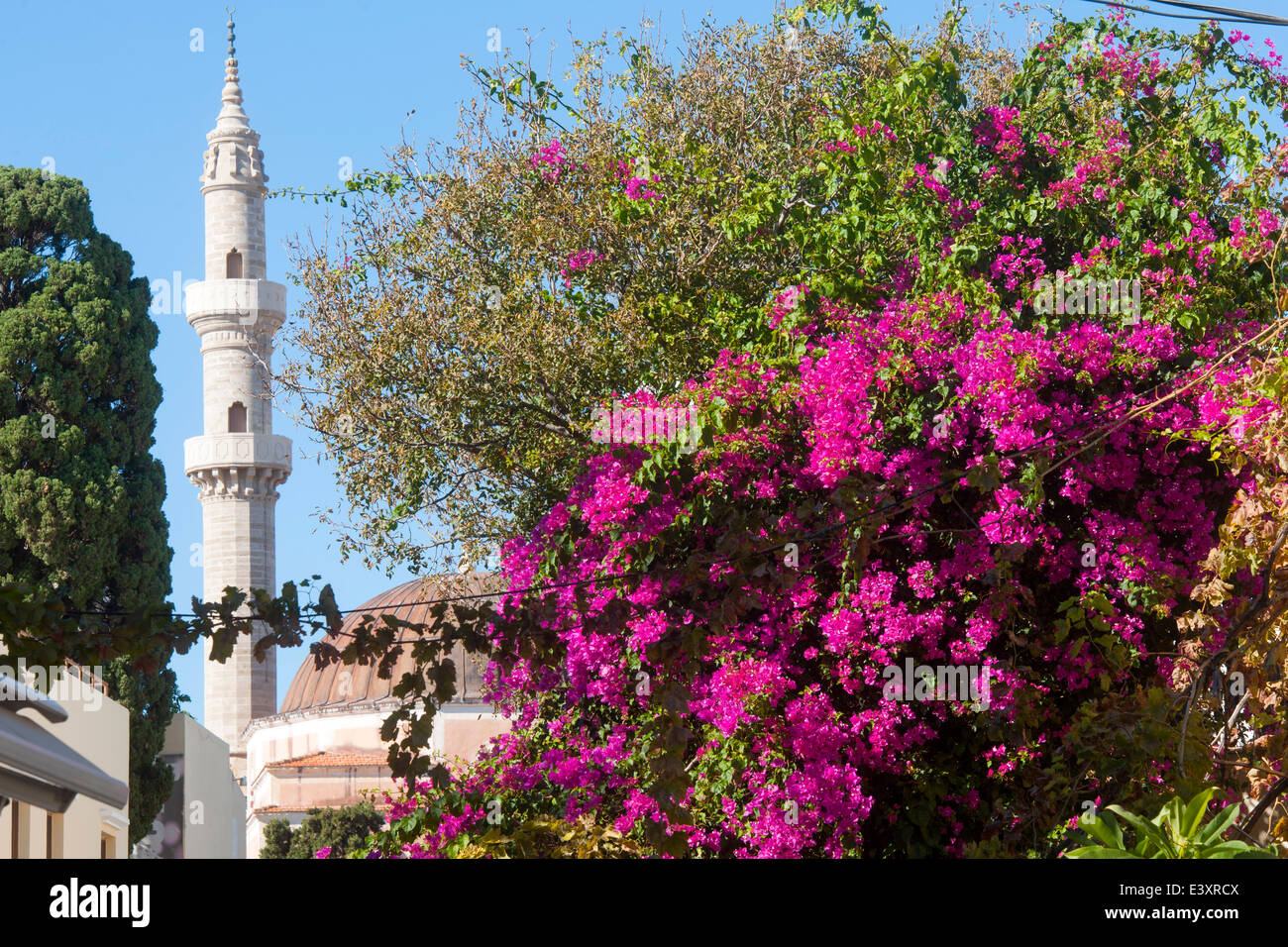 Spanien, Rhodos-Stadt, Altstadt, Süleyman-Moschee Banque D'Images
