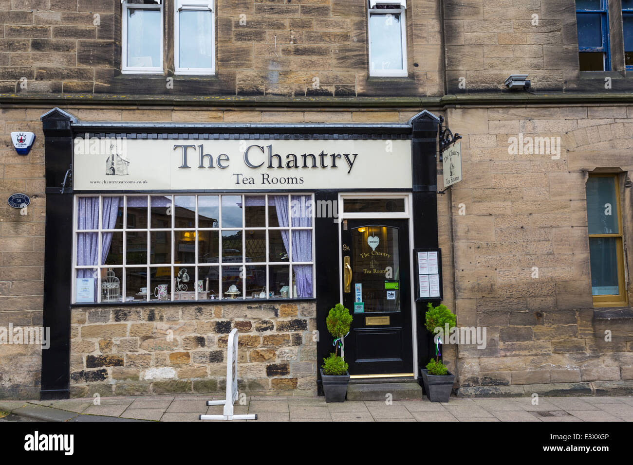 Le Chantry Chambres Nuthumberland Morpeth Thé Banque D'Images