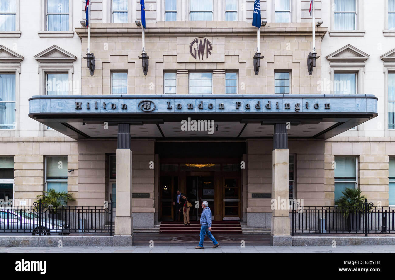 Hilton Hotel Paddington-London Banque D'Images
