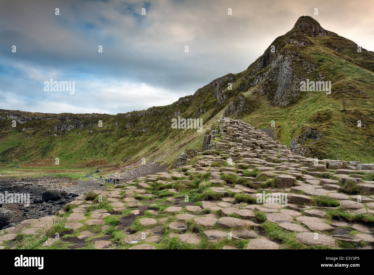 Giant's Causeway, l'Irlande du Nord Banque D'Images