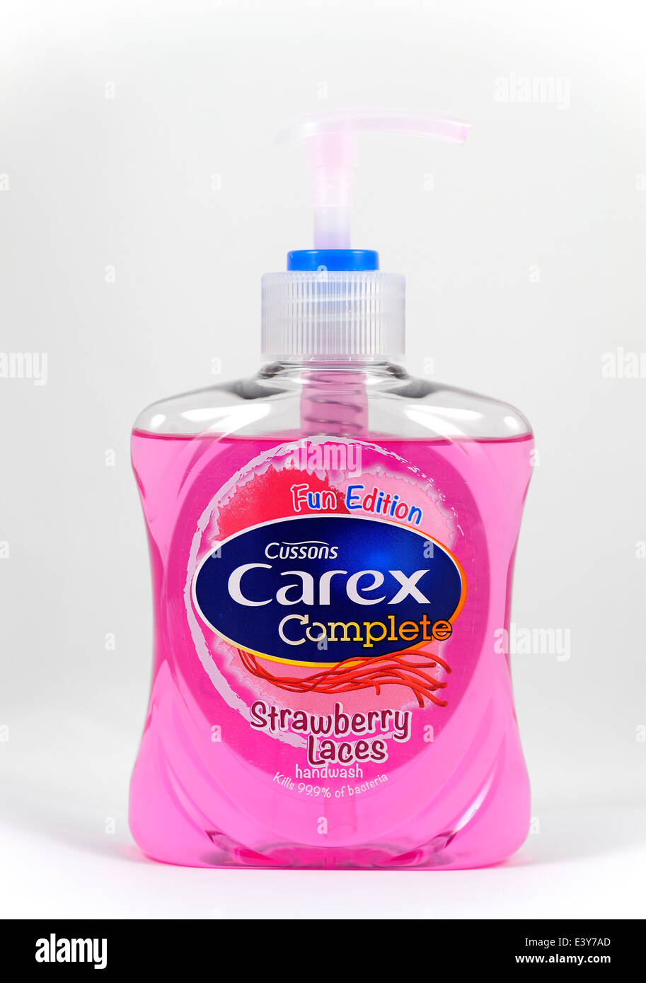 Cussons carex complet de main laver lacets fraises Banque D'Images