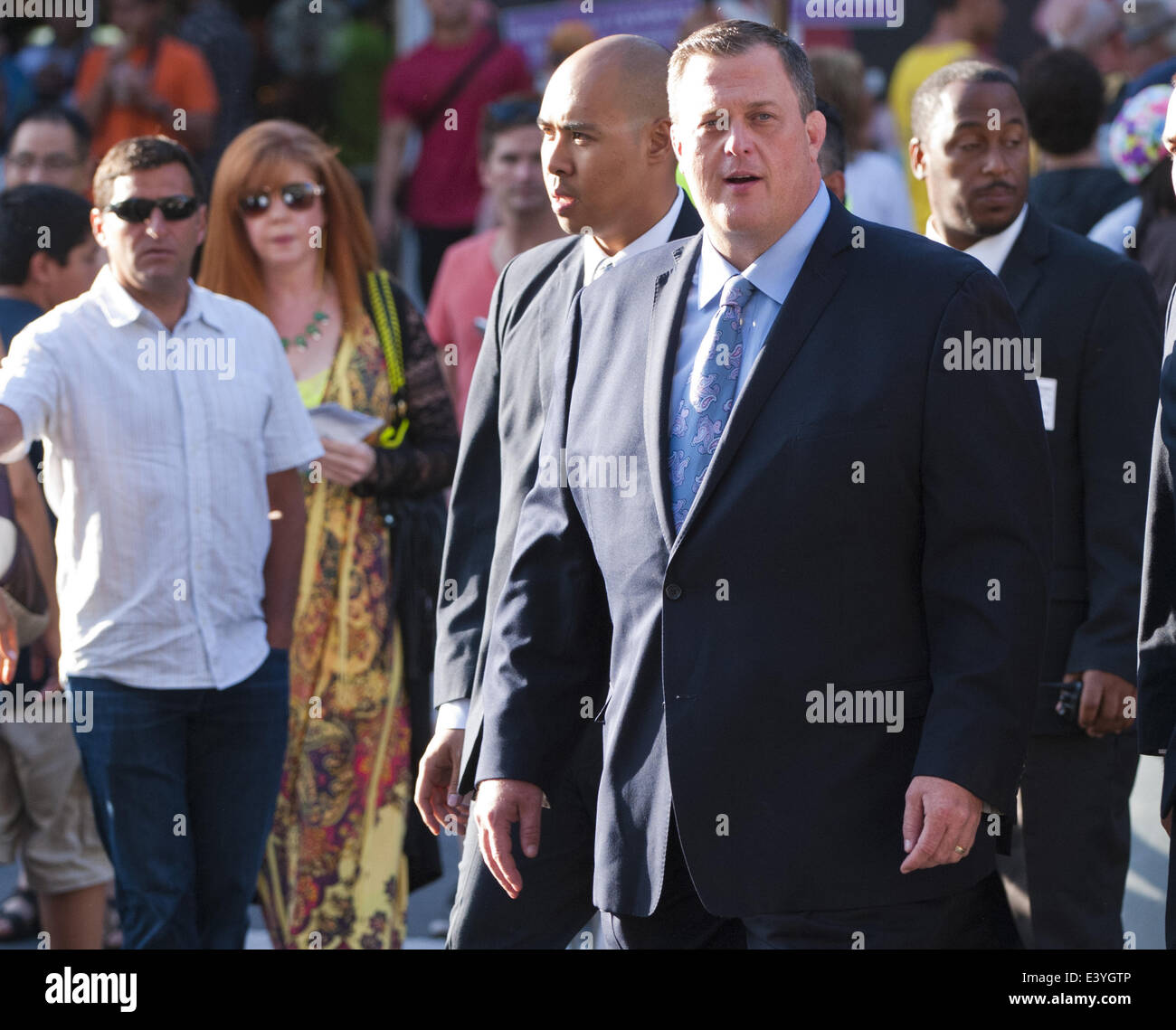 Hollywood, Californie, USA. 30 Juin, 2014. L'acteur américain, stand up comedian artiste vocale et Billy Gardell est sorti pour le 'Tammy' Premiere lundi soir à Hollywood au théâtre chinois de Grauman le 30 juin 2014. © David Bro/ZUMAPRESS.com/Alamy Live News Banque D'Images