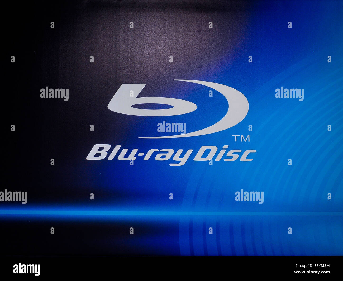 Logo du disque Blu-ray Banque D'Images