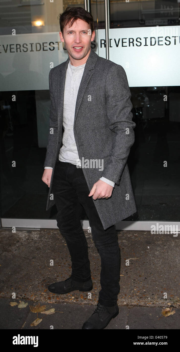 James Blunt au Riverside Studios avec : James Blunt Où : London, Royaume-Uni Quand : 06 déc 2013 Banque D'Images