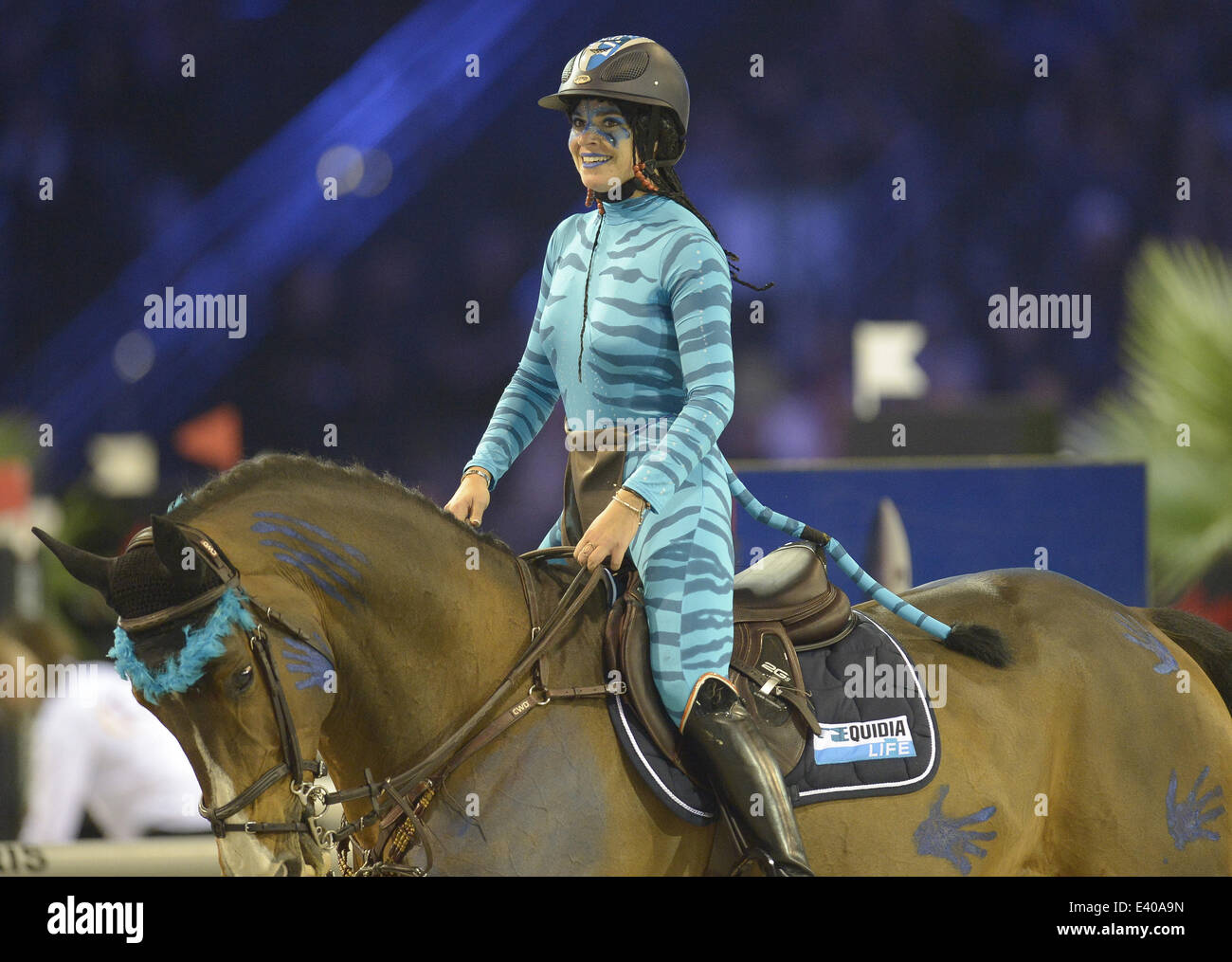 "Style & Competition for Amade" au cours de la Gucci Paris Masters 2013 qui a eu lieu à Paris Nord Villepinte En vedette : Sophie Tapie Où : Paris, France Quand : 07 déc 2013 Banque D'Images